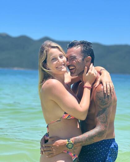 Mica Viciconte y Fabián Cubero esperan su primer hijo juntos