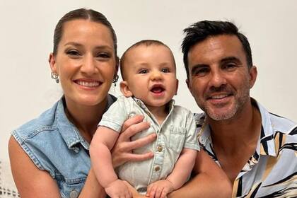 Mica Viciconte y Fabián Cubero ya vivían en la casa de Escobar cuando nació su hijo Luca