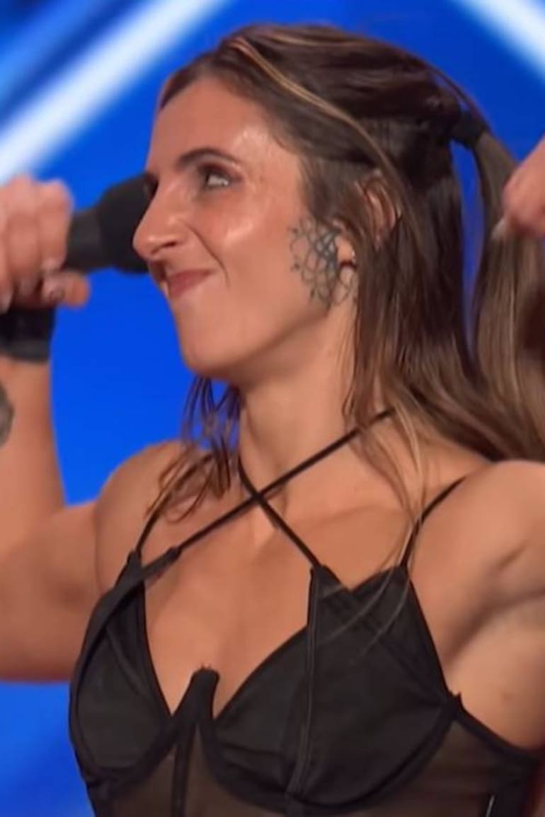 Micaela Leitner junto a su marido Matías Cienfuegos están en una instancia definitoria de America's Got Talent, gracias a su talento para los cuadros aéreos