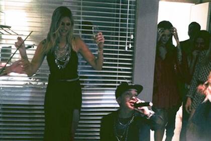 Micaela Tinelli feliz en su fiesta