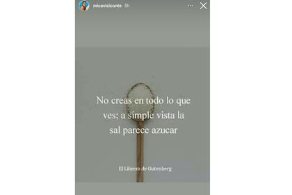 Micaela Viciconte tiene algo para decirle... ¿a Nicole Neumann y a FabiánCubero?