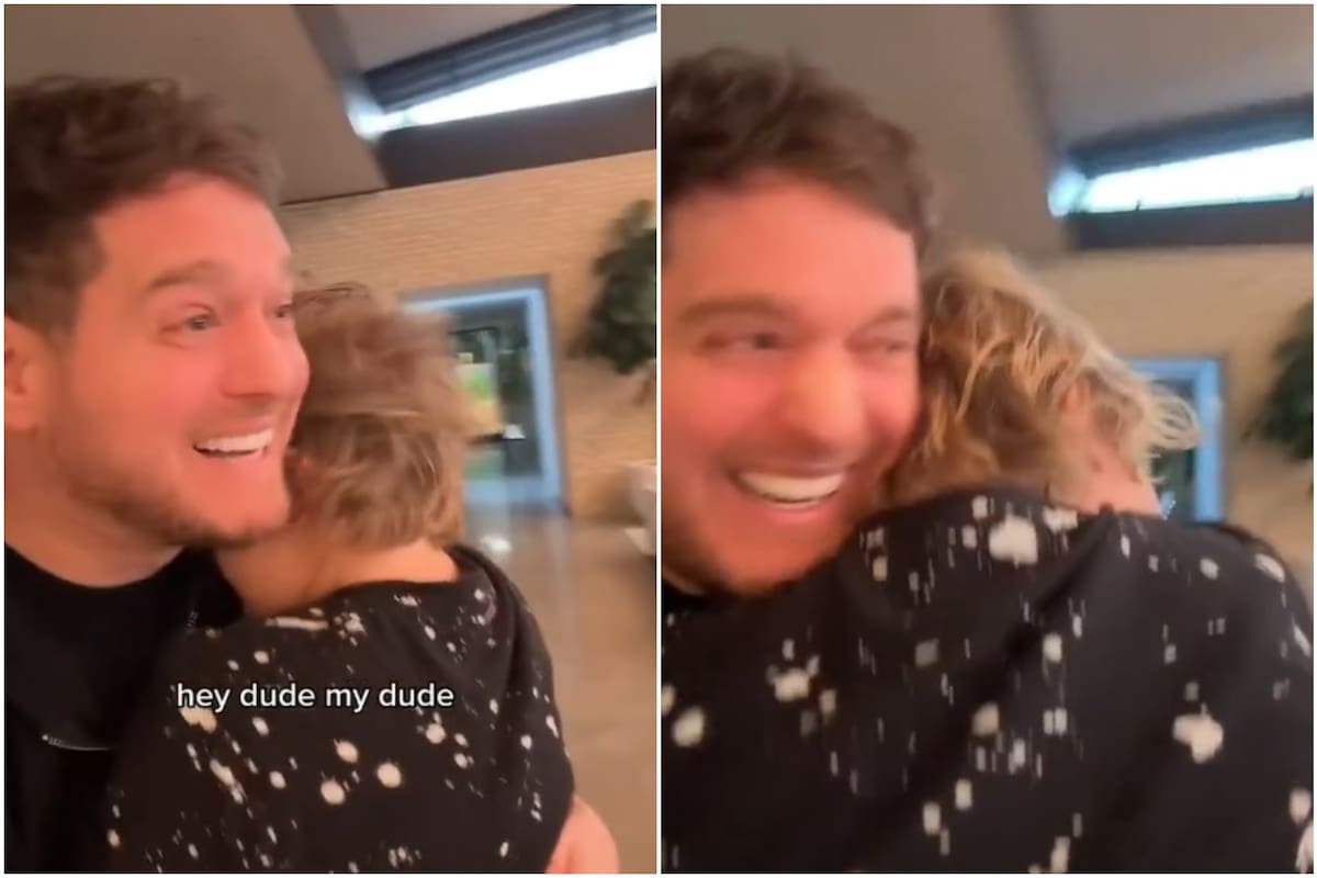 Michael Bublé arribó a su casa luego de un mes y sus hijos lo recibieron con un emotivo abrazo