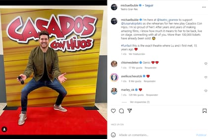 Michael Bublé volvió al lugar en el que conoció a Luisana Lopilato 15 años atrás (Foto: Instagram @michaelbuble)