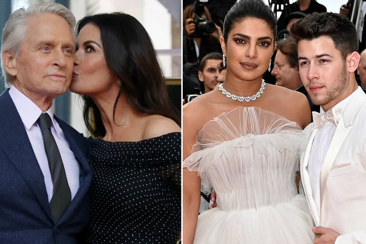 Michael Douglas y Catherine Zeta Jones, un amor a prueba de todo. Al igual que Priyanka Chopra y Nick Jonas