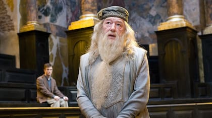 Michael Gambon como Dumbledore en Harry Potter