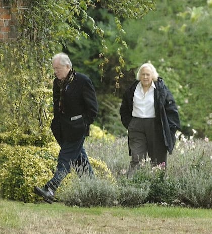 Michael Gambon y su primera esposa Anne