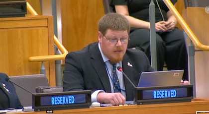 Michael Goss, poblador de Malvinas, defendió la postura de Gran Bretaña y los "deseos" de los kelpers.