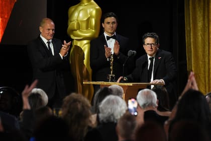 Michael J. Fox recibió un Oscar honorario por sus esfuerzos en la lucha contra el Parkinson