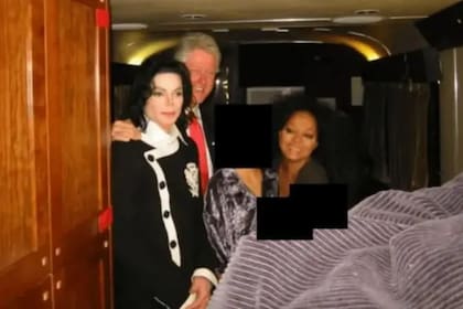 Michael Jackson y Diana Ross son fotografiados con Clinton, una parte de los archivos de Epstein