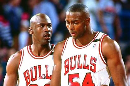 Michael Jordan y Horace Grant, durante la etapa que compartieron en Chicago Bulls