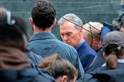 Michael Keaton, en una de las imágenes que se filtraron del rodaje de The Flash, el film dirigido por el argentino Andy Muschietti