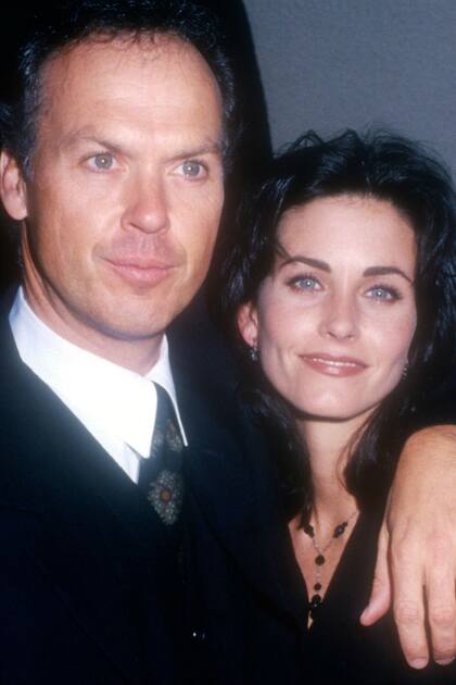 Michael Keaton y Courteney Cox se conocieron en 1989 por un amigo en común