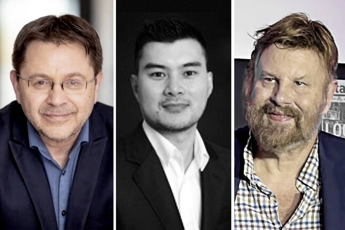 Michael Markovitz, Nelson Yap y Lawrence Gibbons participaron de la tercera sesión del ciclo de conversaciones de ADEPA