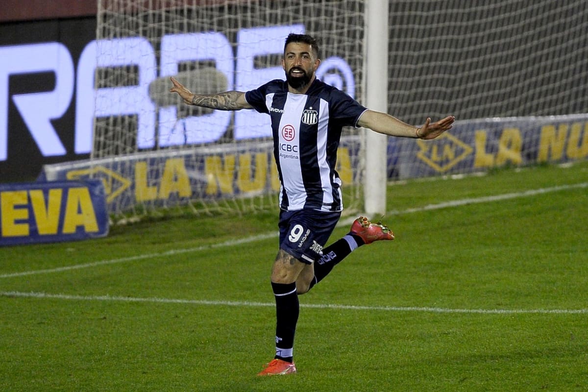 Michael Santos marcó cuatro goles en la Copa Argentina, que Talleres disputará contra Boca este miércoles en Santiago del Estero.