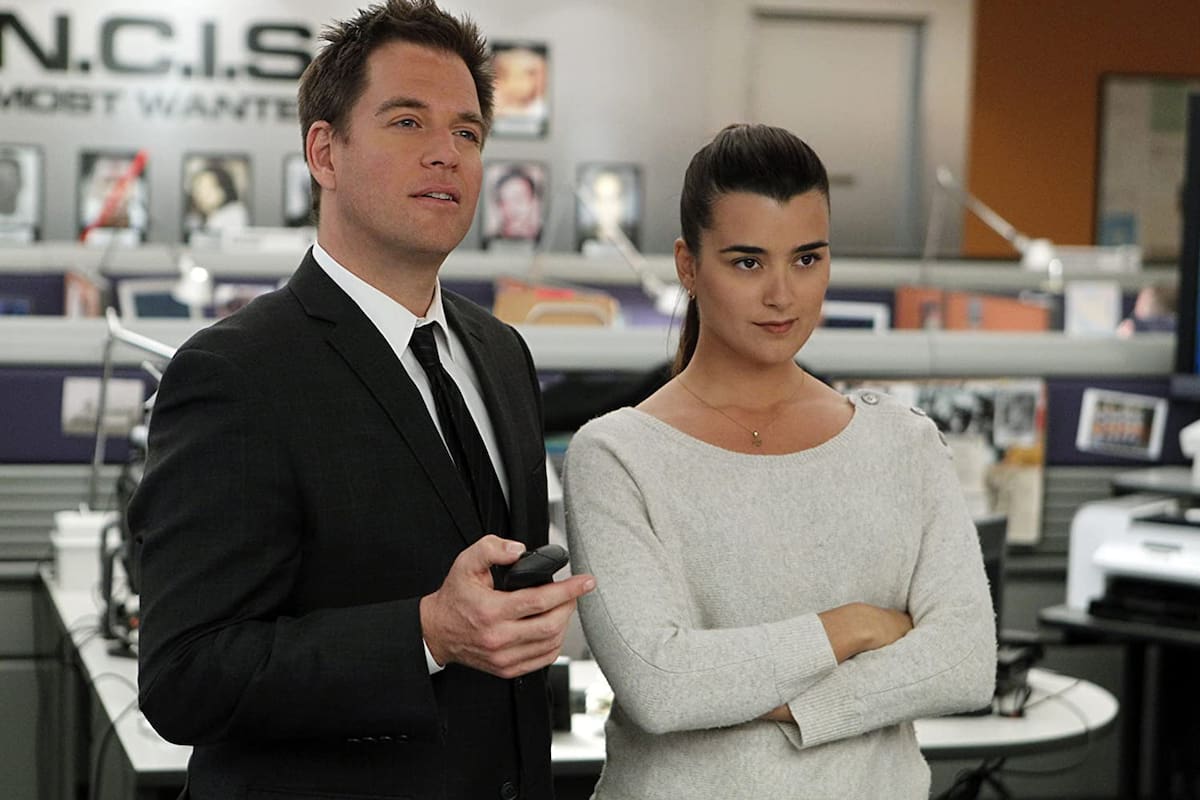 Michael Weatherly y Cote de Pablo, en una escena de NCSI