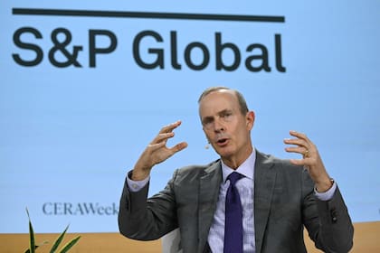 Michael Wirth, CEO of Chevron Corporation, en CERAWeek.