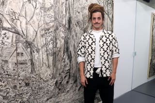 Michel Fassi, artista e hijo de una figura de los 90: “Desde muy chiquito me sentaba al lado de mi abuela a pintar; eso marcó mi futuro”