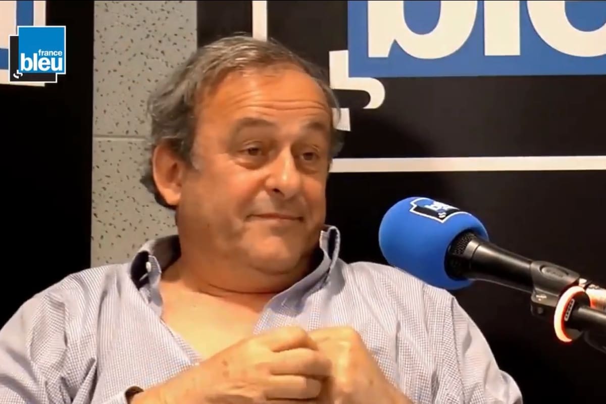 Michel Platini, en donde reveló los supuestos arreglos en Francia 98