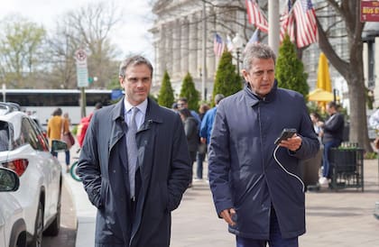 Michel y Massa, ayer, en Estados Unidos