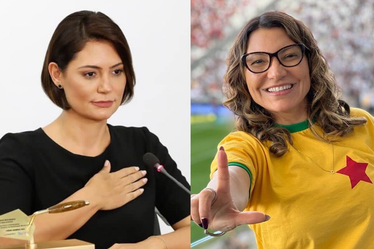 Michelle Bolsonaro y "Janja" da Silva