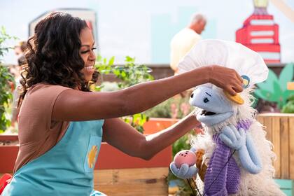 Michelle Obama en su programa infantil