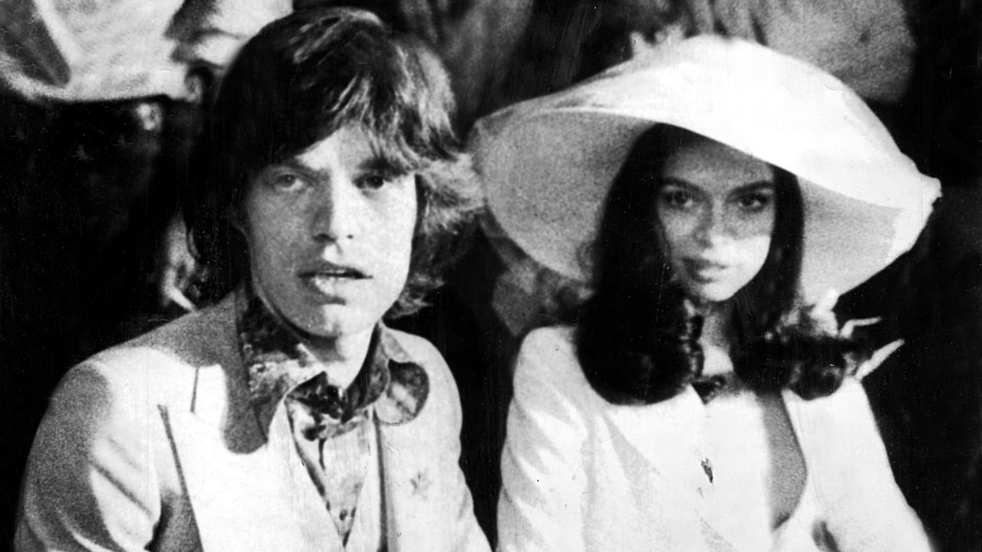 Mick Jagger y Bianca, quien fuera su única esposa, durante la boda celebrada en Saint-Tropez en 1971