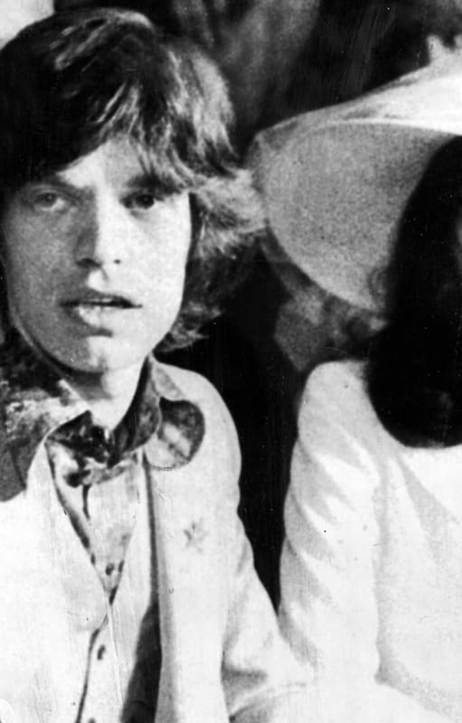 Mick Jagger y Bianca, quien fuera su única esposa, durante la boda celebrada en Saint-Tropez en 1971