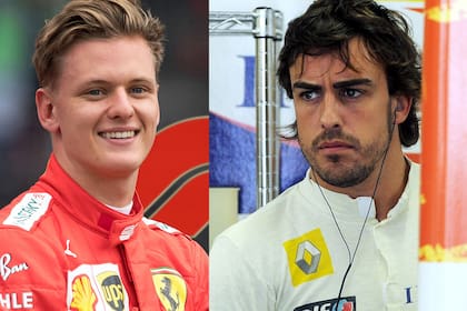 Mick Schumacher aún no corrió en Fórmula 1; Fernando Alonso tiene 312 carreras en la categoría en su currículum.