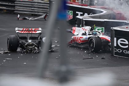 Mick Schumacher destrozó el Haas número 47 en más de una ocasión en esta temporada; ésta ocurrió durante el Gran Premio de Mónaco, en mayo.