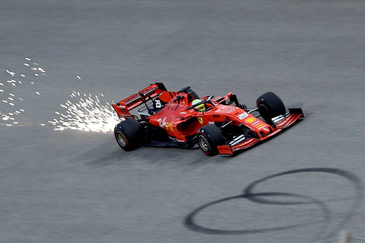 Mick Schumacher, en el circuito de Sakhir