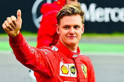 Mick Schumacher, hijo de Michael Schumacher.