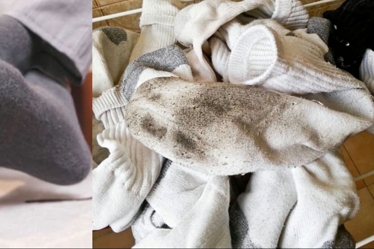 Microbiólogos explican los problemas de salud por usar las mismas medias varias veces