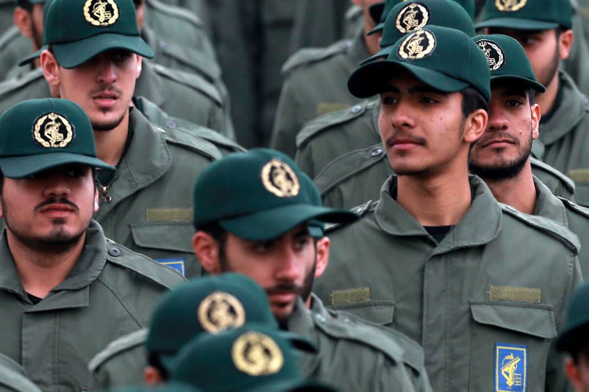 Miembros de la Guardia Revolucionaria iraní, en Teherán, en febrero pasado