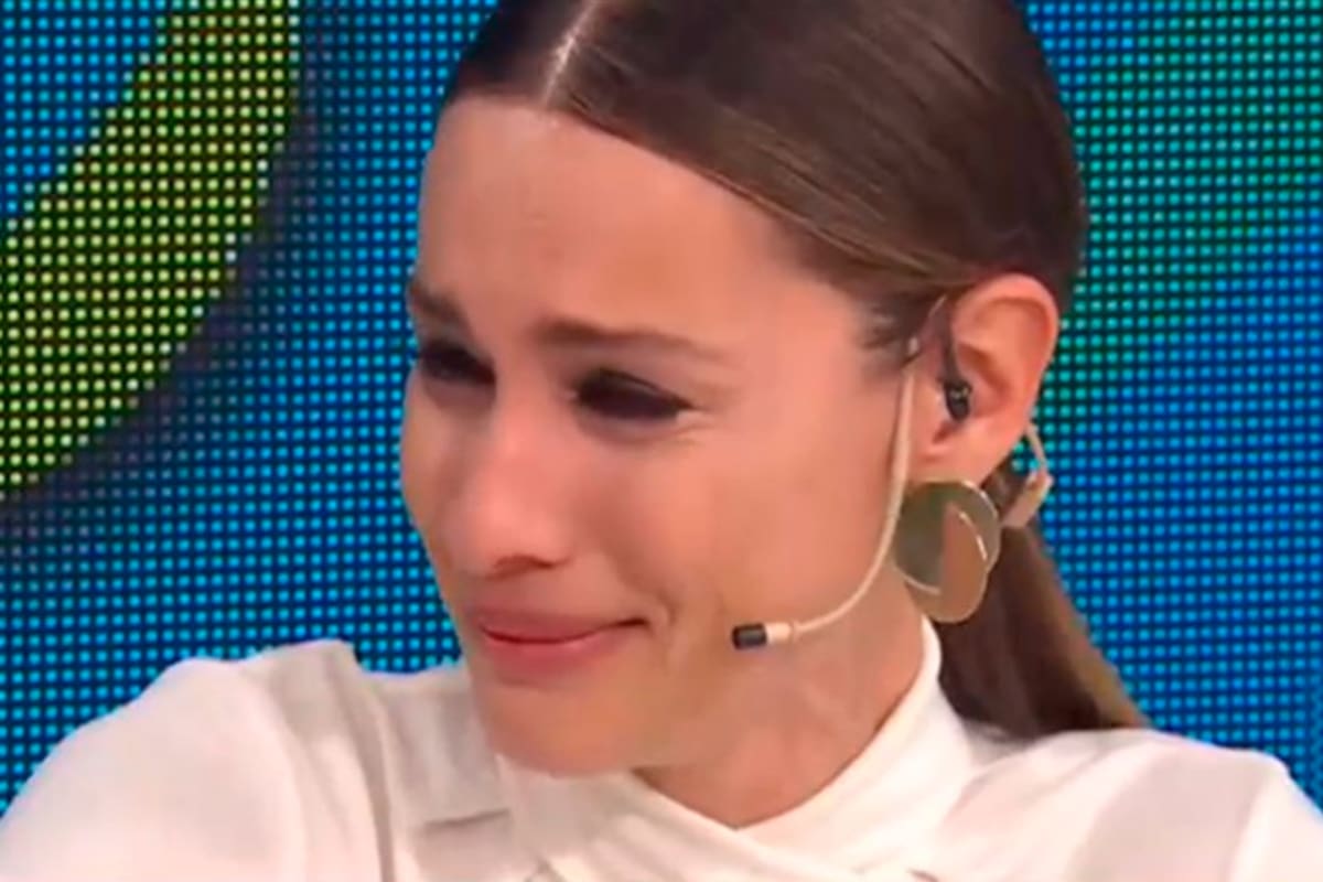 Mientras conversaban sobre la temática de la película La vida misma, la modelo rompió en llanto