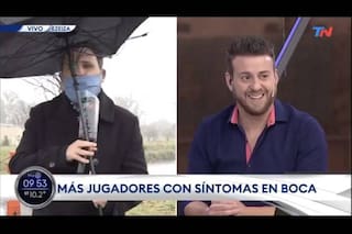 El blooper de un cronista que cubre a Boca que provocó las risas de sus colegas
