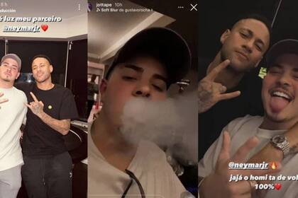 Mientras en PSG están preocupado por su lesión, Neymar eligió salir de fiesta para olvidar el mal rato