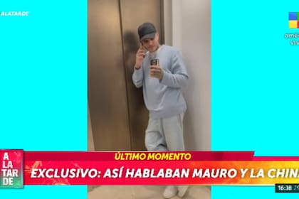 Mientras estaba en el Chateau Libertador, Icardi llamó a la China Suárez (Foto: Captura de video / América)