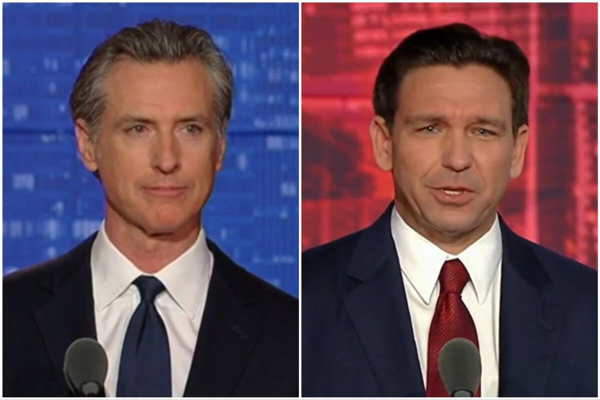 Mientras Florida elimina impuestos y reduce 50% su deuda histórica, DeSantis criticó el gasto desmedido de California
