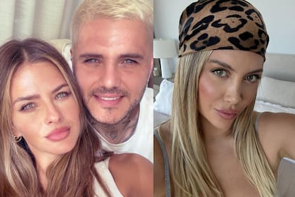 Mientras la China Suárez y Mauro Icardi siguen instalados en Estambul, Wanda Nara vive en Buenos Aires con sus cinco hijos (Foto: Instagram @sangrejaponesa / @wanda_nara)