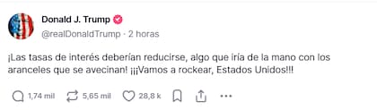Mientras la Reserva Federal mantiene las tasas en niveles altos para contener la inflación, Trump insiste en reducirlas