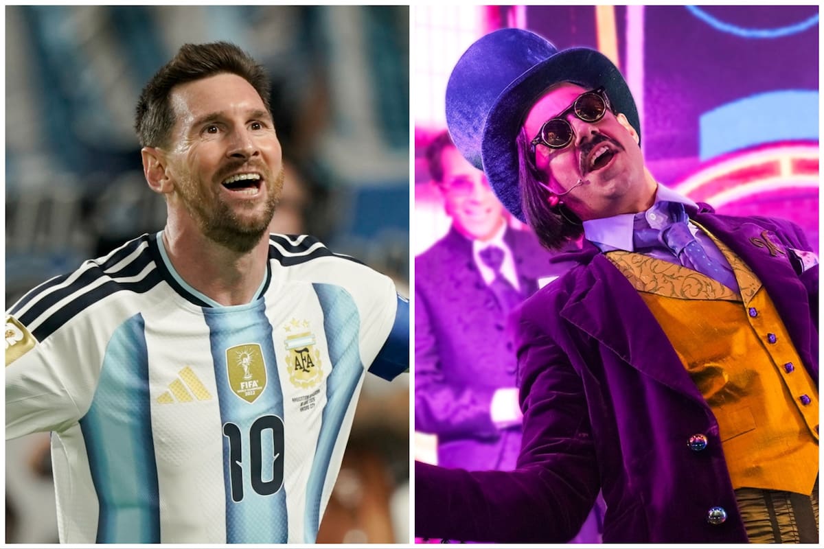 Mientras Lionel Messi salga a la cacha, Agustín Aristarán saldrá al gran escenario del Gran Rex más tarde del horario habitual para él, todo el elenco de Charlie y la fábrica de chocolate y el público no tengan decidir entre uno y otro