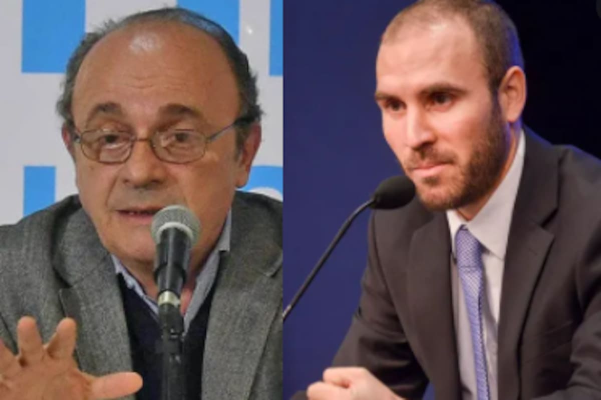 Mientras Martín Guzmán exponía, Leopoldo Moreau reclamó retenciones para la soja, el trigo y el maíz.