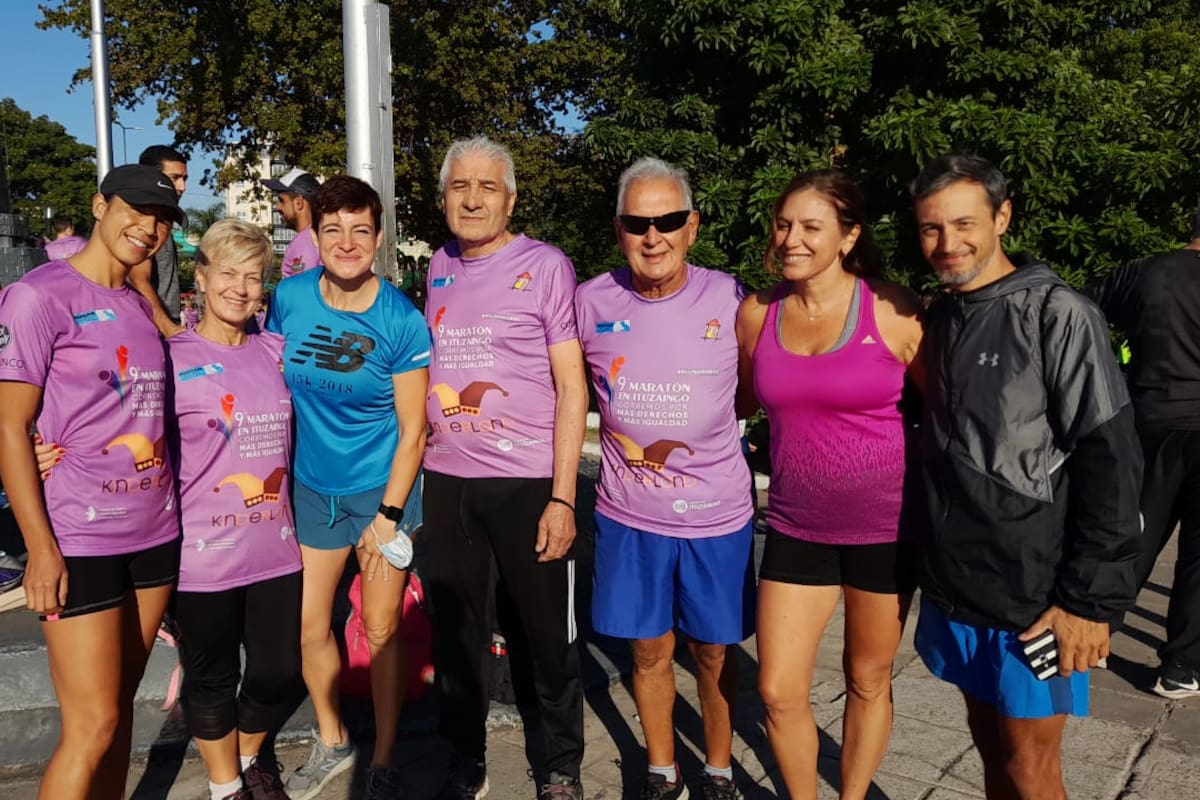 "Mientras no haya una patología específica que en su diagnóstico lo contraindique; todos pueden acercarse a un grupo de running", dice Bárbara Rod
