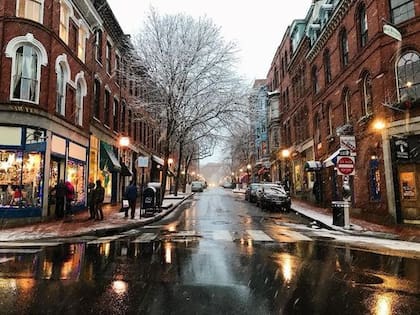 Mientras que en el norte se espera un clima más frío y húmedo, el resto de Oregón tendrá un invierno más suave (Imagen de Pinterest)