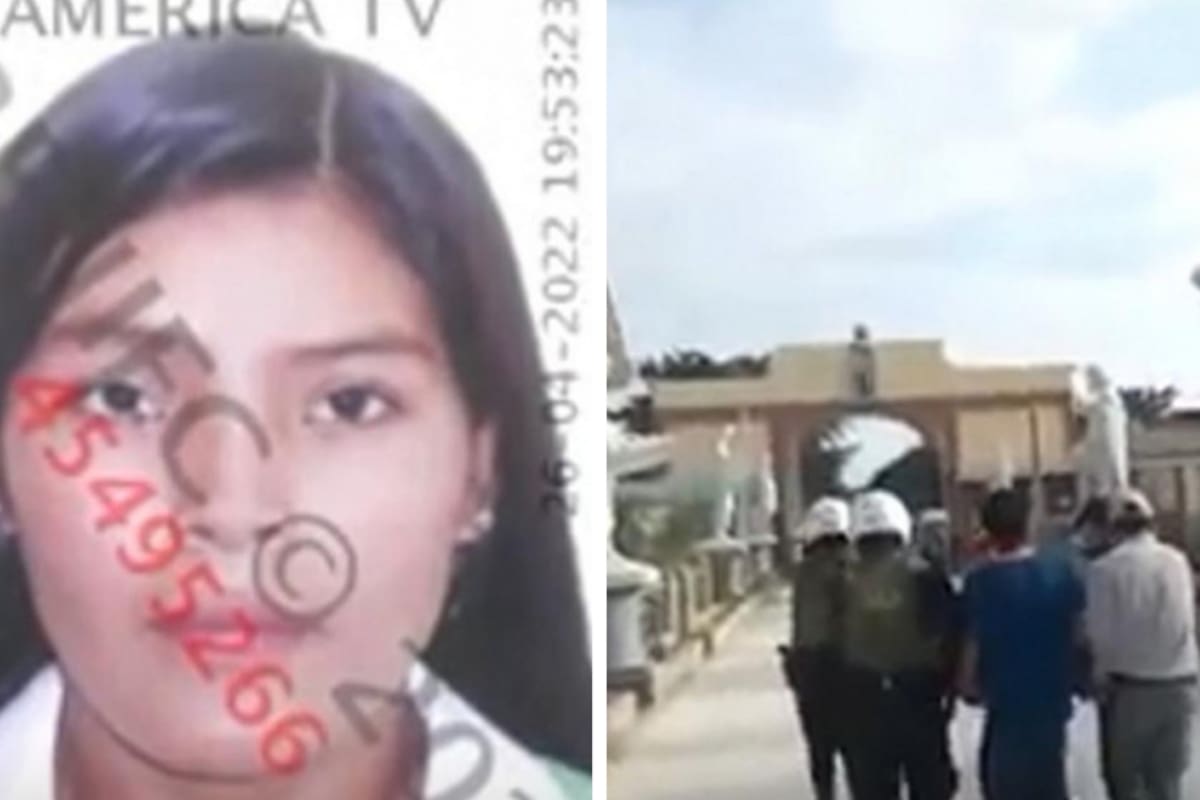 Mientras trasladaban el féretro de Céspedes Callaca hacia el nicho y minutos antes de ser puesta bajo tierra, comenzó a golpear el ataúd