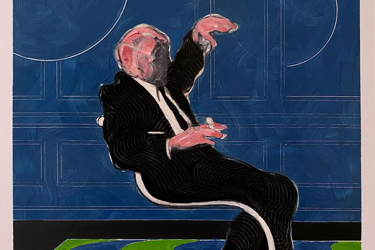 Mies van der Rohe y su silla por Fernando O’Connor, una de las pinturas que exhibirá Diderot.Art en su espacio de Experiencia Living