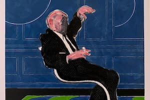 Mies van der Rohe y su silla por Fernando O’Connor, una de las pinturas que exhibirá Diderot.Art en su espacio de Experiencia Living