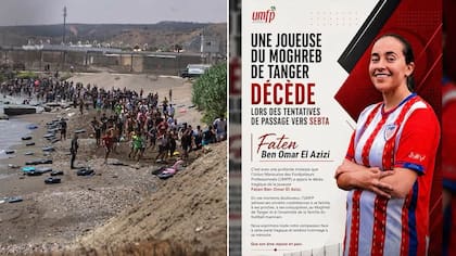 Migración: entre las víctimas fatales de Ceuta hay una prometedora estrella del futbolista marroquí.