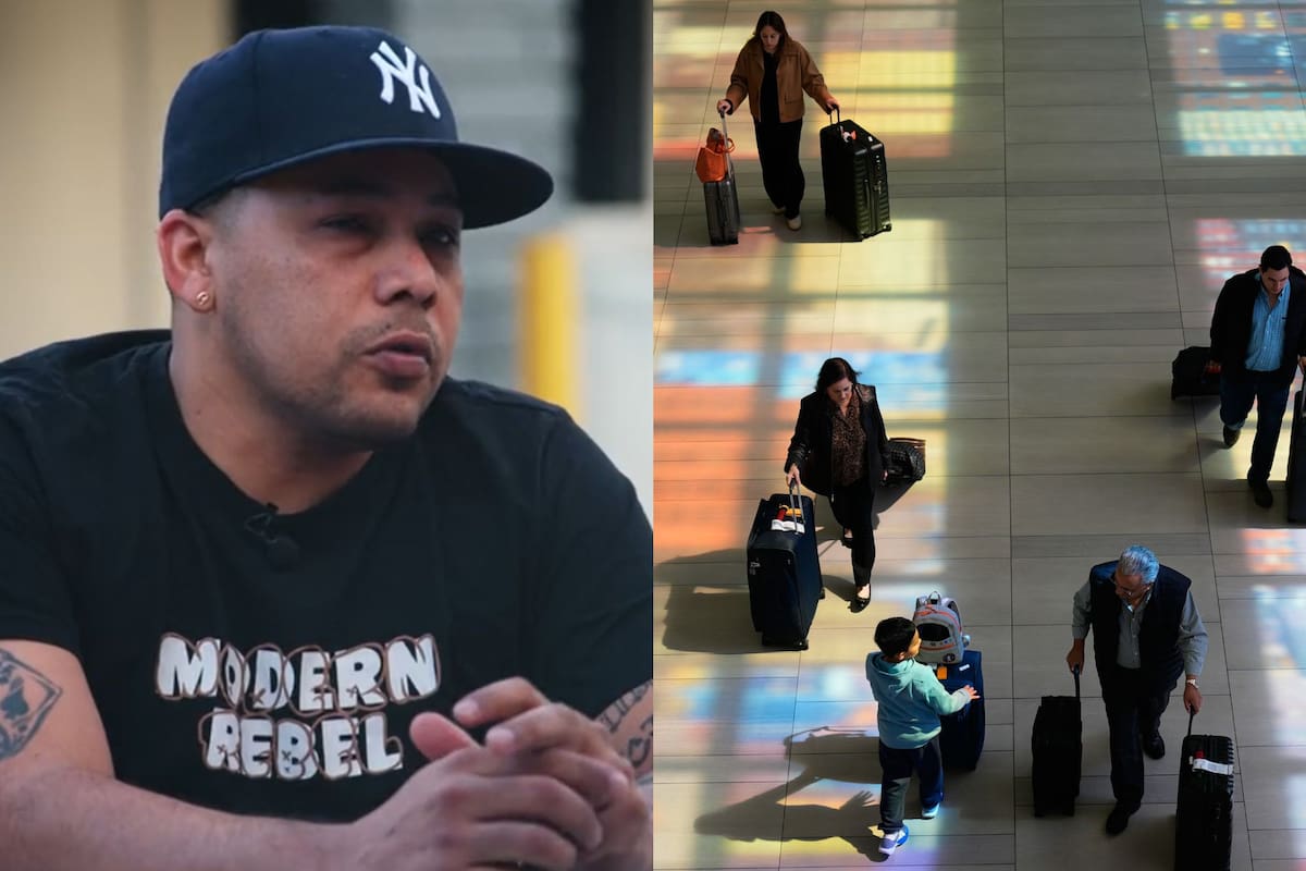 Migrantes como Pedro viajaron desde ciudades como Dallas y terminaron hasta 12 días durmiendo en bancos de la terminal de Miami tras no poder abordar el vuelo a Venezuela