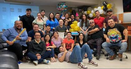 Miguel Ángel Karcz de Alva celebró su cumpleaños con sus amigos